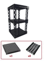 Multi-layer Desktop Storage Rack 16x16 Stackable Building Blocks