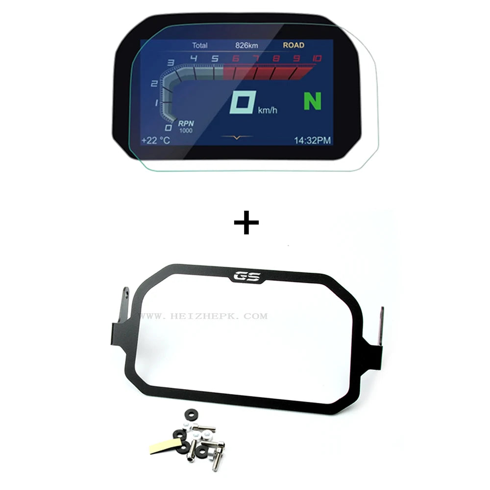 R1250GS ADV Motorcycle TFT Anti-theft Frame Cover Screen Protector Protection Parts For BMW R1200GS LC R 1250 GS Adventure 17-21-EXPROTAS