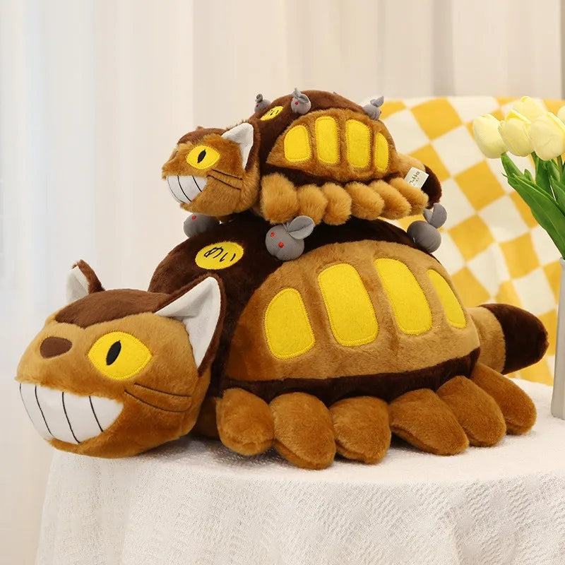 Bus Totoro Plush Soft Toy 30-40cm Stuffed Cat Animation Gift