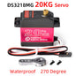 DS3218 Waterproof 20kg Metal Gear Digital Servo 0.14s for 1/8-1/12 RC Cars Crawlers
