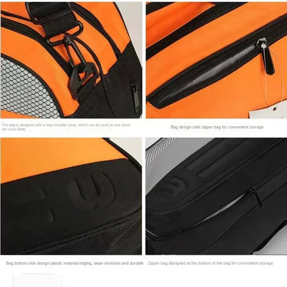 Genuine Wilson Tennis Racket Bag Large Capacity Outdoor Waterproof Tennis Racquet Bag Golf Bag Men Women Tennis Sport Bag-EXPROTAS