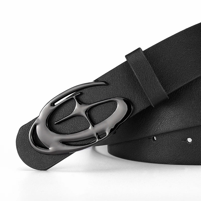 Men's Smooth Buckle Belt Unique Fashion Casual Pants Accessories Birthday