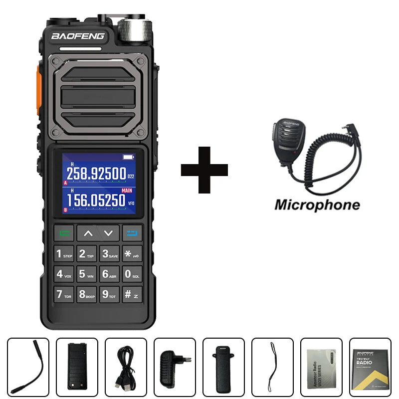 BAOFENG UV-25L Ham Radio High Powerful Tactical Walkie Talkie 50KM Four-Band Type-C 999Channel Two Way Radio BAOFENG NEW Upgrade-EXPROTAS