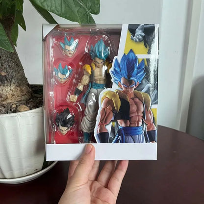 Dragon Ball Super Broly Son Goku Vegeta Gogeta Action Figure Model Toys Joint Movable Doll Birthday Present For Friends-EXPROTAS