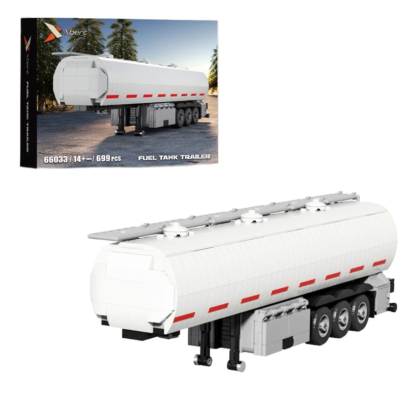 421PCS European Truck Head Building Blocks Connectable Container Trailer Model Bricks Educational DIY Toys For Children's Gifts-EXPROTAS