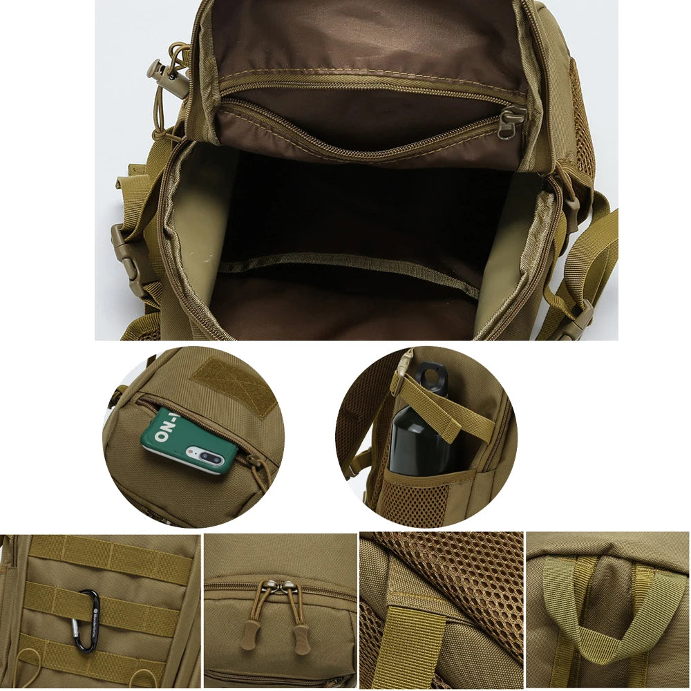 10L 20L Travel Outdoor Backpack Mini Small Waterproof Camping Hiking Fishing Hunting Bag Climbing Women Men Rucksack Daypack-EXPROTAS