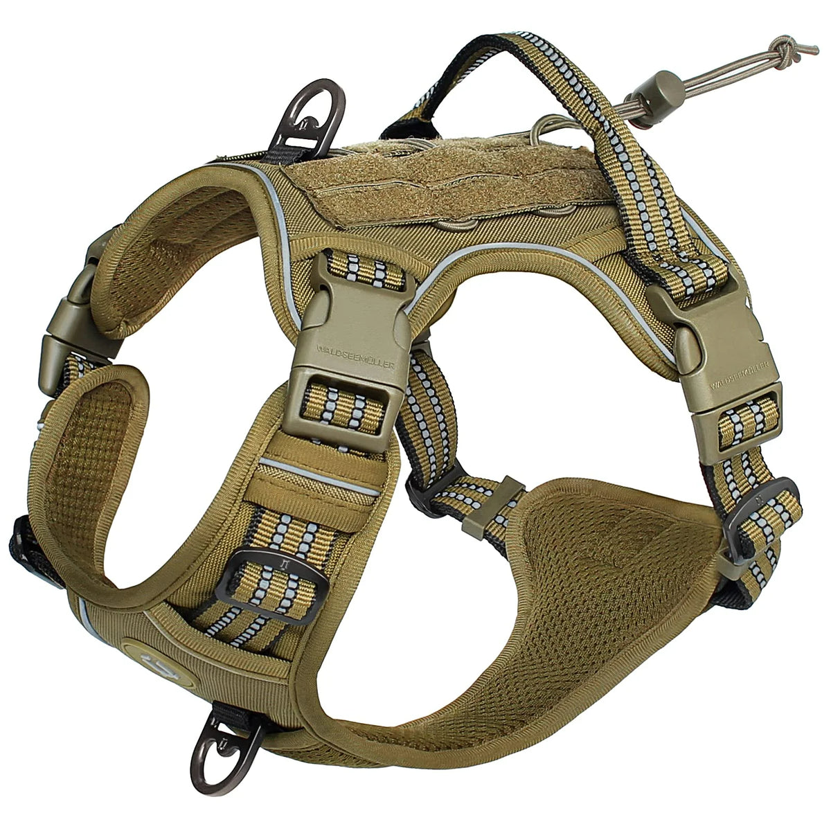 Tactical Dog Harness Adjustable No Pull Reflective Vest for Medium Large Dogs