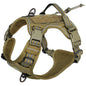 Tactical Dog Harness Adjustable No Pull Reflective Vest for Medium Large Dogs