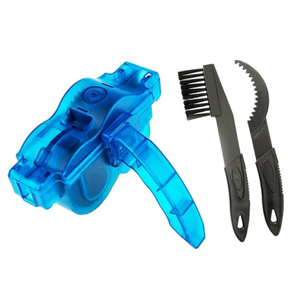 Portable Bike Chain Cleaner Kit Brush Scrubber Tool for MTB Road Cycling