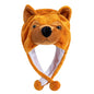 Unisex Funny Bulls Head 3D Animal Decorative Hat Winter Cap for Adults