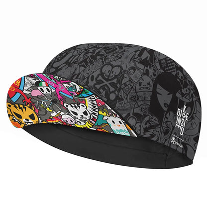 Classic Retro Red Cycling Caps Breathable Summer Hat for Men and Women