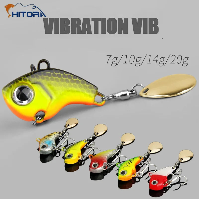 Fishing Lure 5pcs Metal VIB Vibration Bait Spoon Spinner Jig Lures
