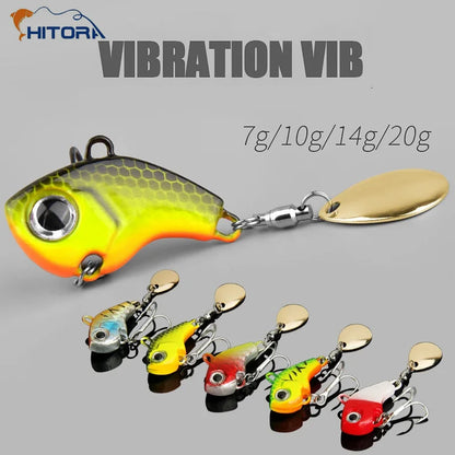 Fishing Lure 5pcs Metal VIB Vibration Bait Spoon Spinner Jig Lures
