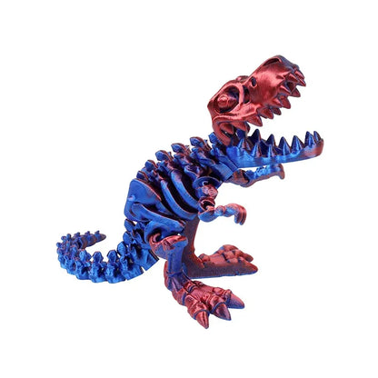 3D Printed Tyrannosaurus Rex Dinosaur Model Jointed Movable Realistic Decor