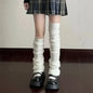 72cm Knitted Leg Warmers Y2K Warm Foot Cover Winter Socks Women Cuffs