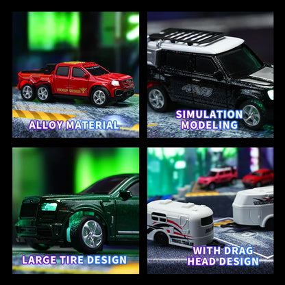 Mini Alloy 1/64 Remote Control Car 60 Minutes Kids Toy Convenient Carry