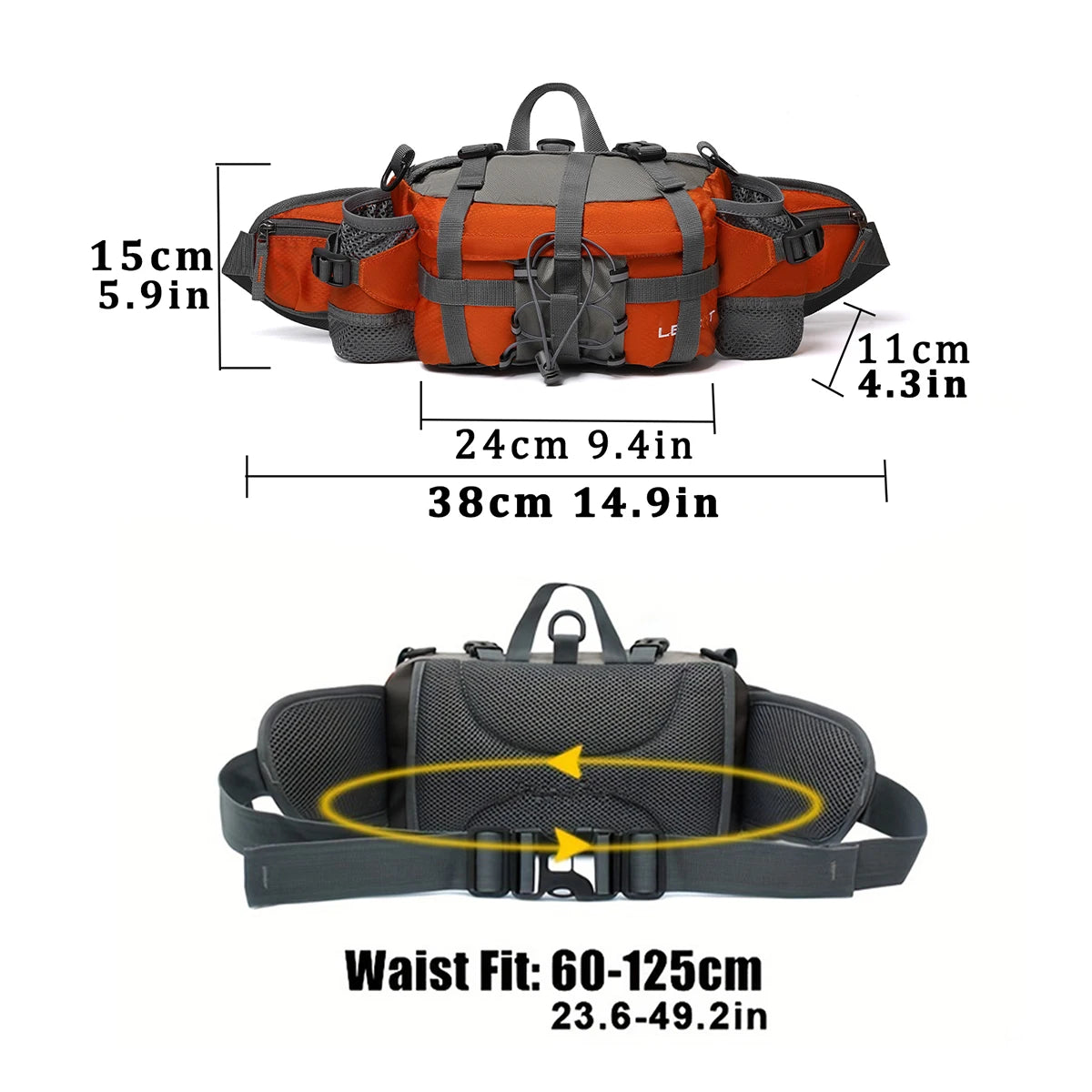Outdoor Sports Waist Bag Hiking Cycling Climbing Storage Bag Versatile Travel Mountaineering Waist Bag-EXPROTAS