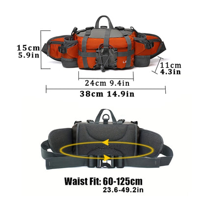 Outdoor Sports Waist Bag Hiking Cycling Climbing Storage Bag Versatile Travel Mountaineering Waist Bag-EXPROTAS
