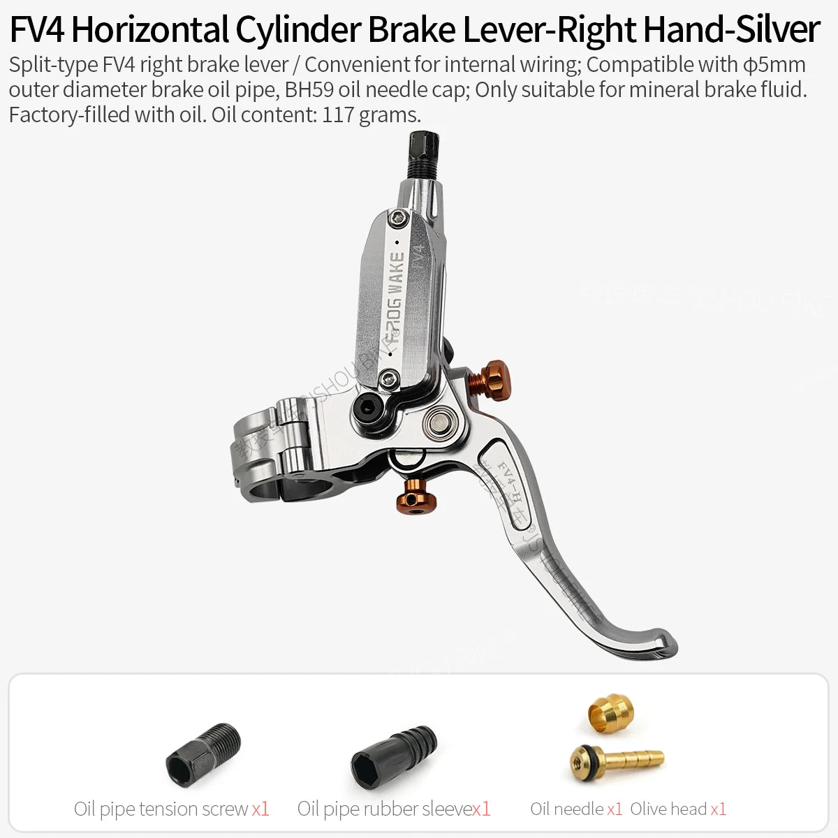 Hydraulic Brake Lever FROG WAKE FV4-IN Reach Adjust MTB DH Sur-Ron Alloy