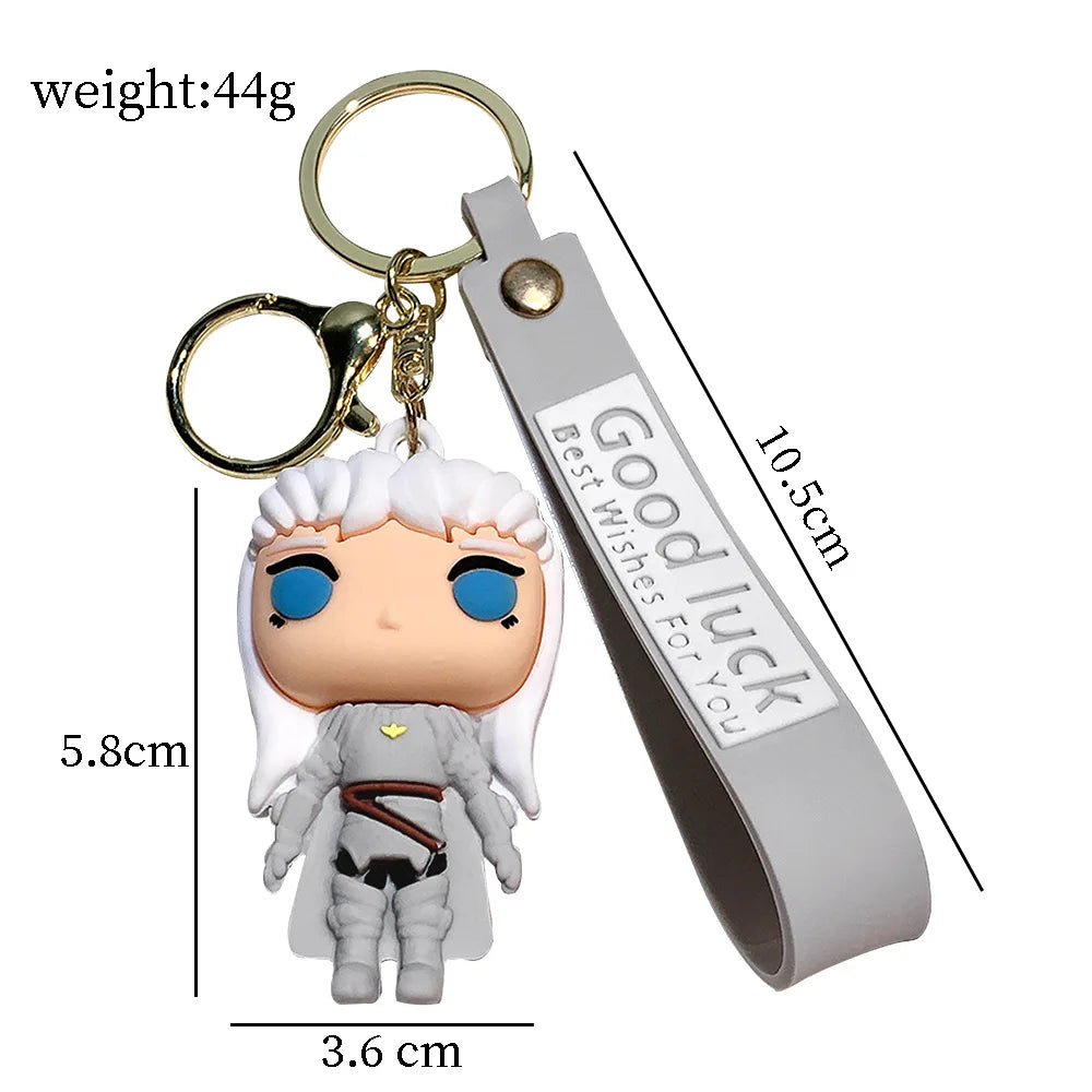 Amine Berserk Keychain Guts Berserk Figure Griffith Action Figure Model Cartoon Bag Doll Pendant Toys Gift-EXPROTAS