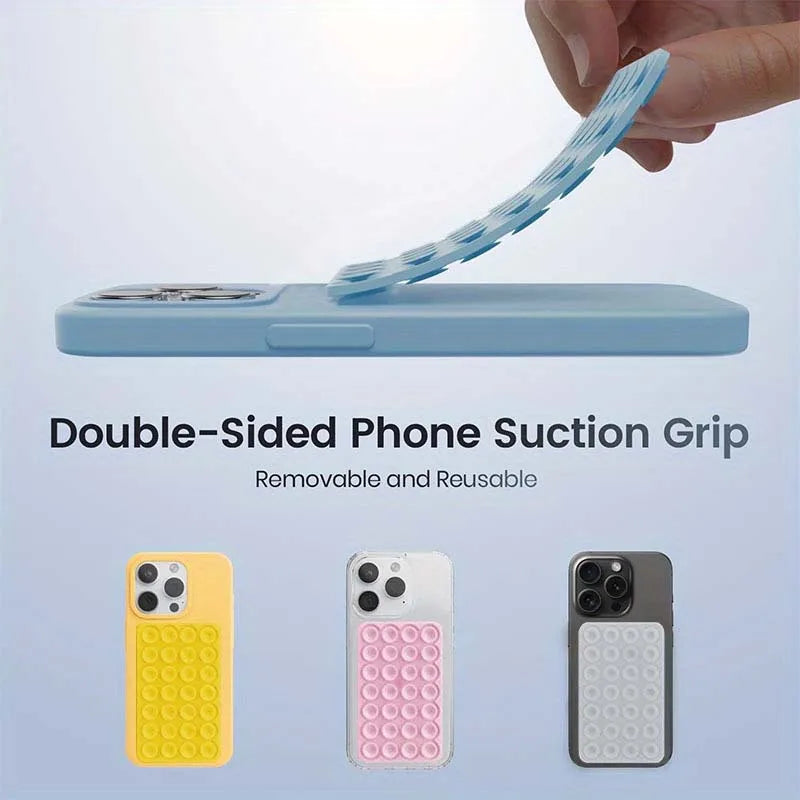 Suction Pad Phone Holder Silicone Double Sided Grip Mount Sticky Cup