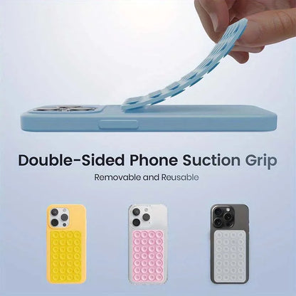 Suction Pad Phone Holder Silicone Double Sided Grip Mount Sticky Cup