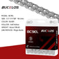BUCKLOS 8-12 Speed Bike Chain MTB Road Bicycle Chain 116L Shimano SRAM