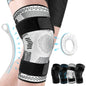 Sports Knee Brace Compression Sleeve with Patella Gel Pad & Side Stabilizers