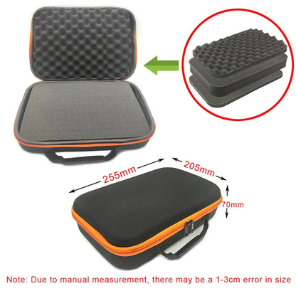 DIY Foam Hard Carry Case Storage Box Travel Zipper Bag Tool Accessories Camera