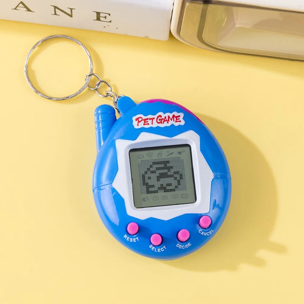 Tamagotchi Electronic Pet Keychain Game Console for Kids - Purple Version