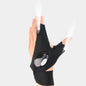 LED Half Finger Gloves | Waterproof Outdoor Cycling Flashlight Gloves for Men