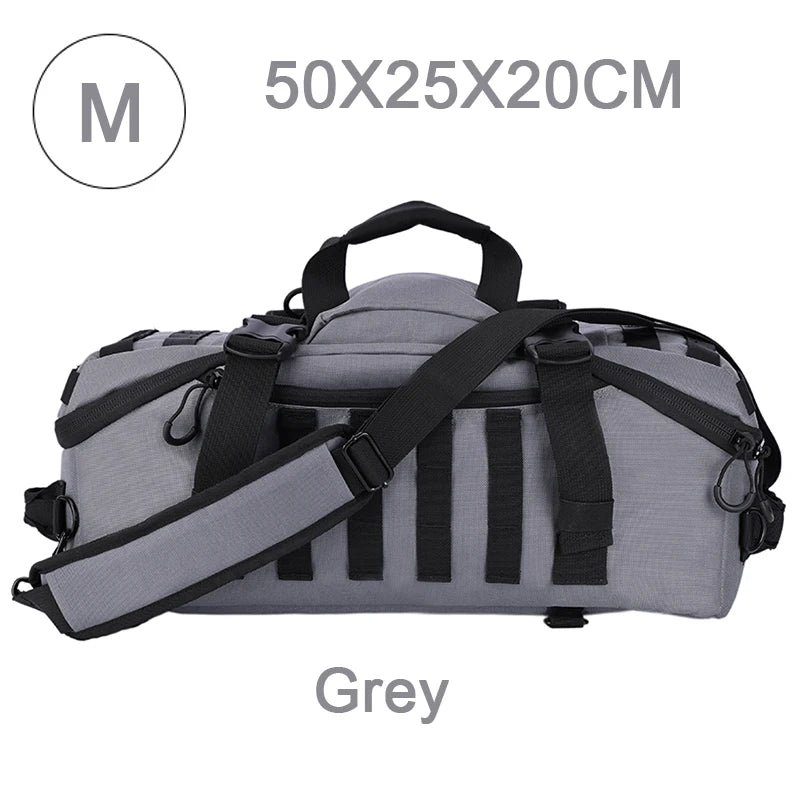 Gym Duffel Bag 80L Tactical Backpack Unisex Camping Hiking Rucksack