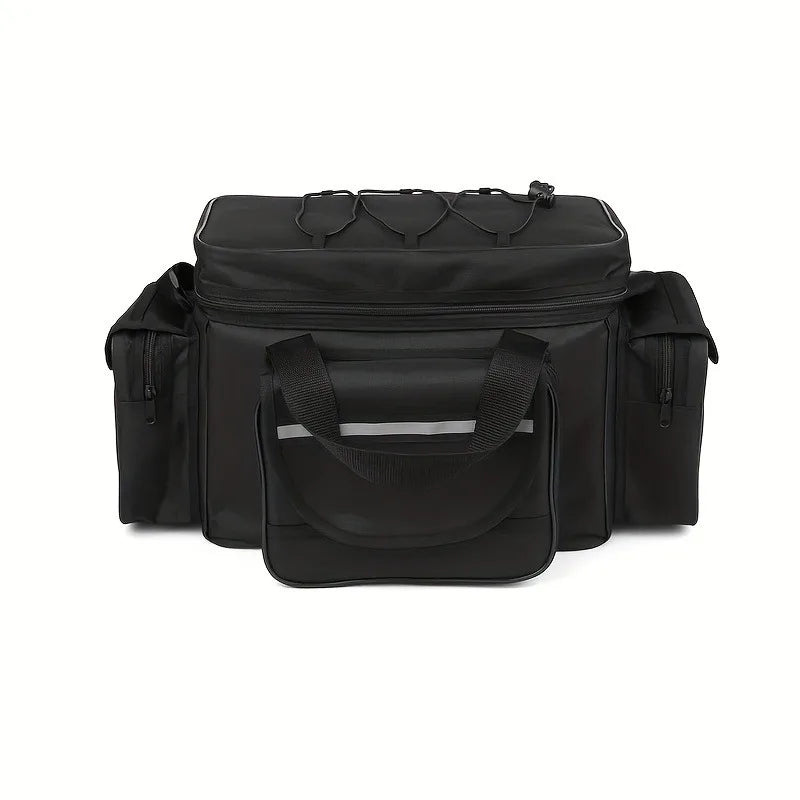 Large Waterproof Fishing Tackle Bag Shoulder Crossbody Gear Storage