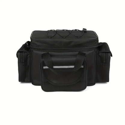 Large Waterproof Fishing Tackle Bag Shoulder Crossbody Gear Storage