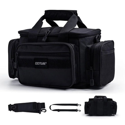 Fishing Tackle Bag Large Capacity Backpack 600D Oxford Waterproof Camping