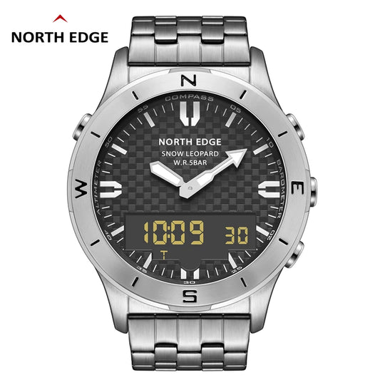NORTH EDGE Men's Sports Digital Watches Business Luxury Watch For Men Waterproof 50M Altimeter Barometer Compass Luminous Clock-EXPROTAS