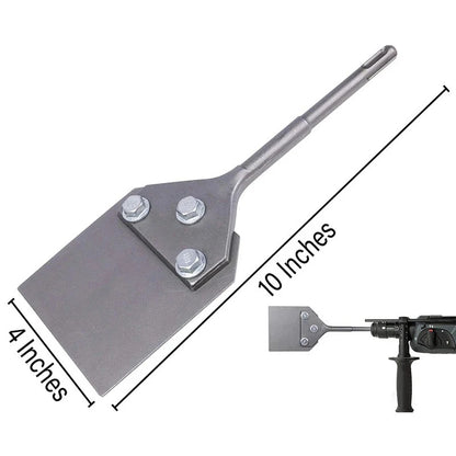 SDS-Plus Rotary Hammer Drill Chisel 100x250mm Alloy Steel 4 Inch Wide Blade