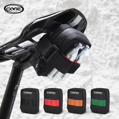 Mini Bike Saddle Bag CXWXC 0.35L Lightweight Seat Tail Storage Pouch