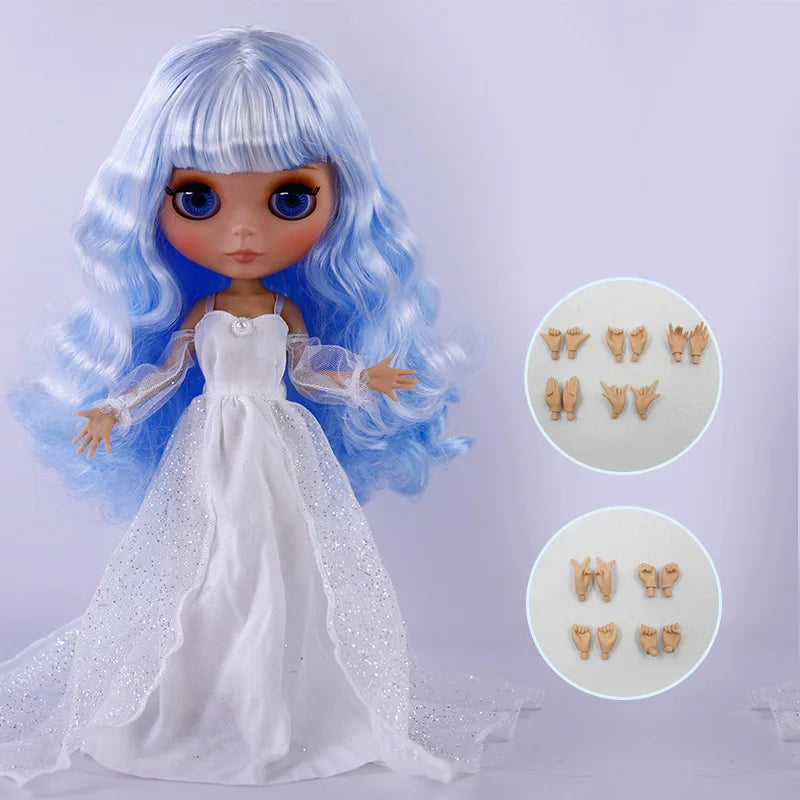 ICY DBS Blythe Doll Tan Skin Matte Face 1/6 BJD Joint Body Neo BL2240