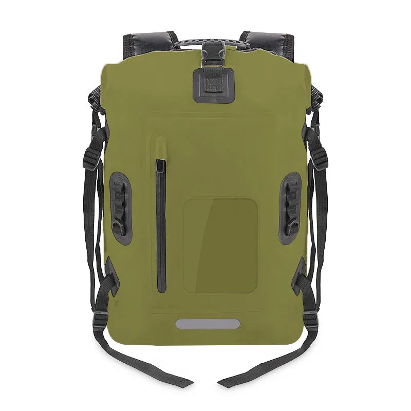30L Waterproof Dry Bag Backpack Fishing Kayak Raft Swim Trek Gear