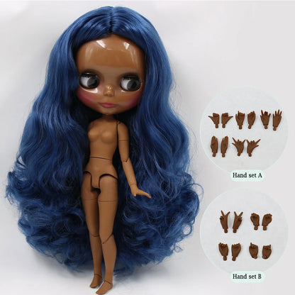ICY DBS Blythe Factory Doll 1/6 BJD OB24 Ball Joint Body DIY Dress Up
