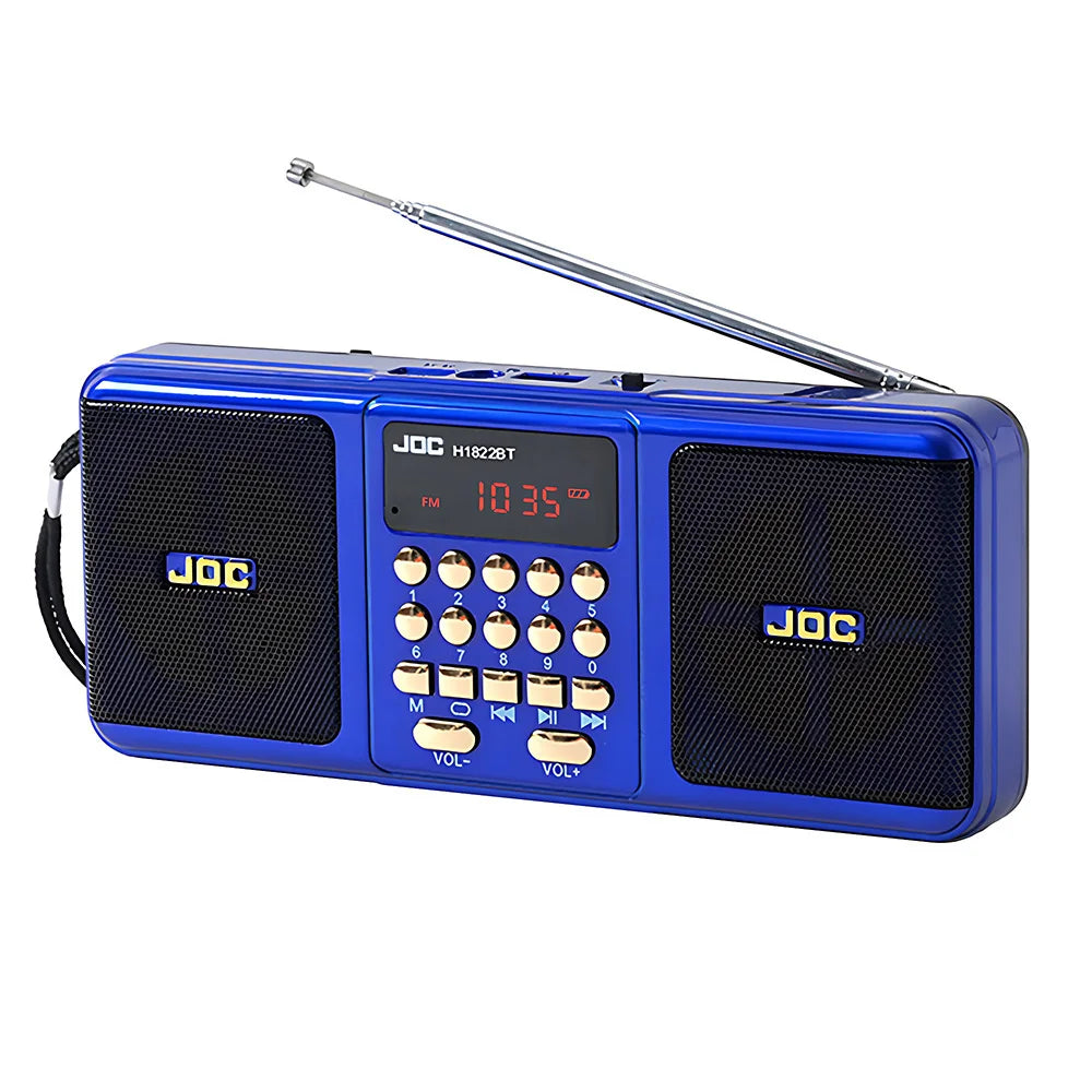Portable FM Radio Speaker Bluetooth MP3 Player USB Rechargeable Digital