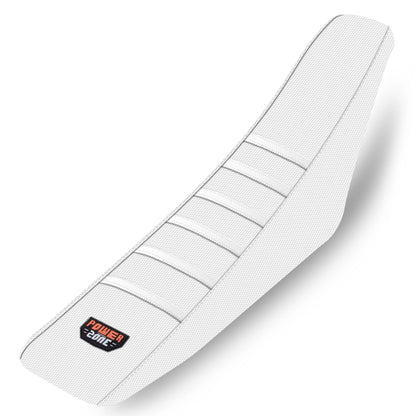 White Ribbed Waterproof Anti-Slip Seat Cover by Powerzone for SXF EXC KXF CRF