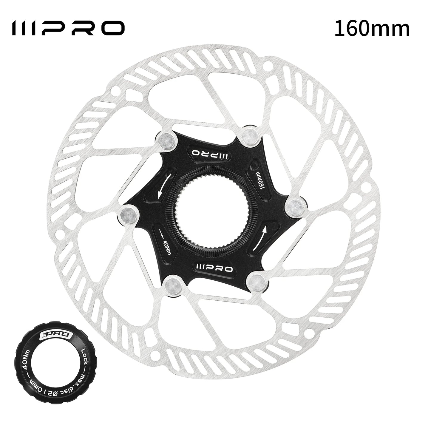 SNAIL Floating Disc Rotor 160/180/203mm 6-Bolt MTB Bicycle Brake Rotor