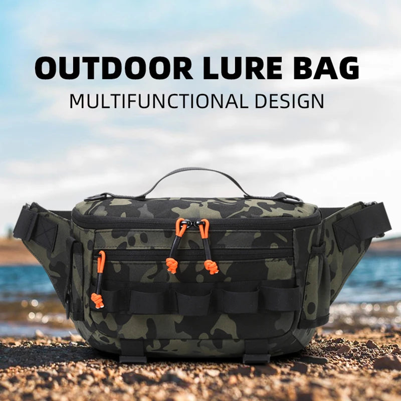 Fishing Chest Bag Tactical Outdoor Pack for Men Women Hiking Cycling