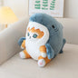 Kawaii Shark Cat Plush Soft Stuffed Doll Toy for Kids Birthday Gift