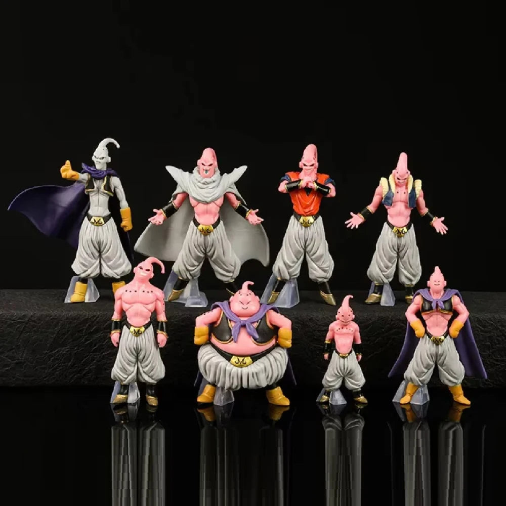 8pcs Figure Majin Buu PVC Action Figures Anime Collectible Model Toys