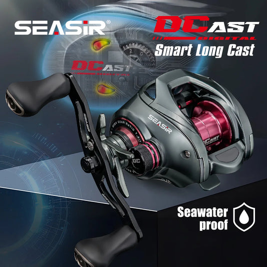DC Baitcasting Reel Digital Control Seasir DCAST 7.3:1 7+1BB 8.5kg Drag