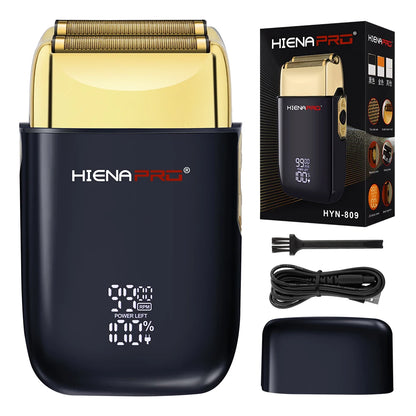 Men Electric Shaver Cordless Hair Clipper Rechargeable Hiena Razor