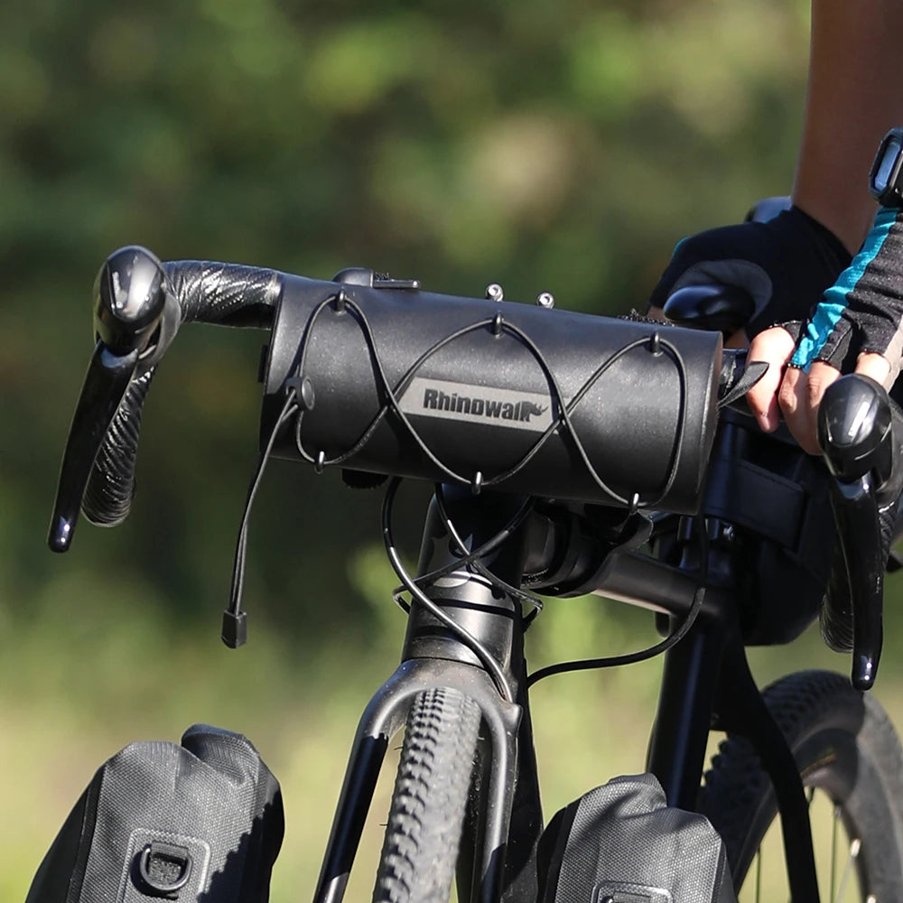 Rhinowalk 1.9L Waterproof Handlebar Bag Front Tube Road Cycling Bike Pannier Pack